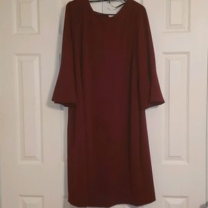 Calvin Klein Burgundy Dress
